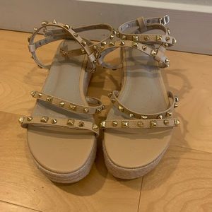 NEW Studded Platform Sandals
